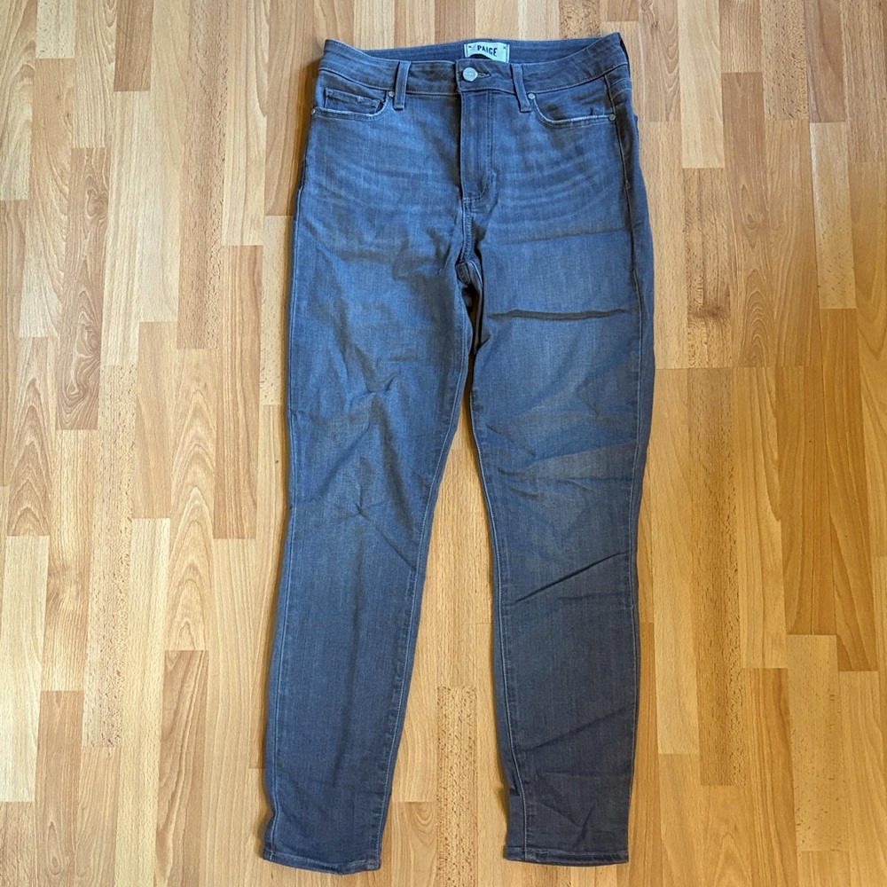 PAIGE Women's Hoxton Ankle Gray Skinny Jeans size 27